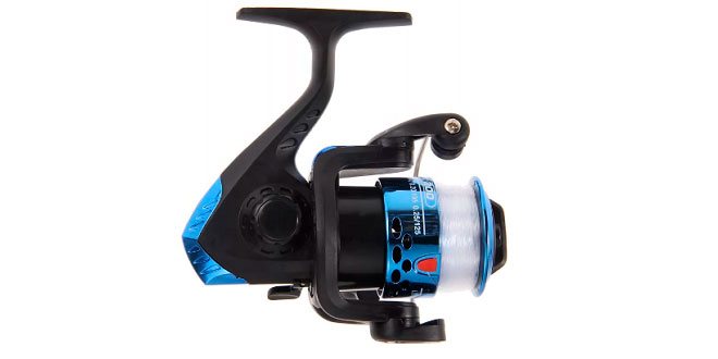 A spinning reel for a fishing rod for crucian carp