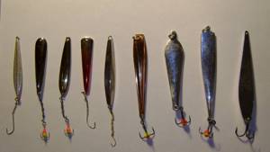Spoons for pike perch