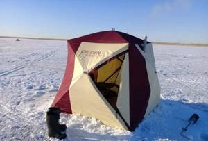 большая палатка для зимней рыбалки СНЕГИРЬ Зимняя Палатка 3Т