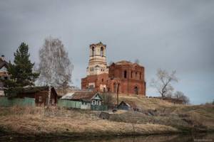 Church in the village of Isetskoe