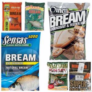 Feeder baits for catching bream