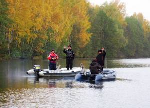 Photo: collective fishing from boats