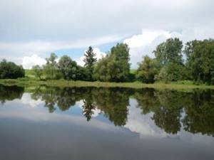 photo of the Ozerninsky reservoir