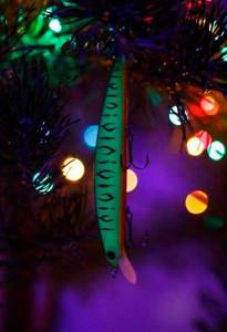 Photo: wobbler on a Christmas tree