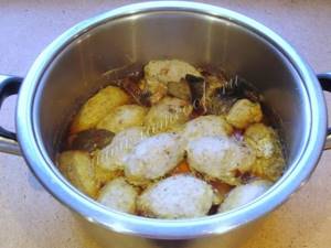 Ready dish gefilte fish