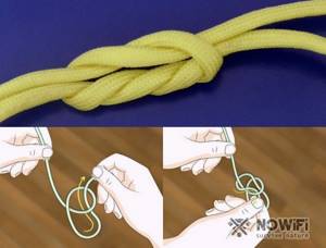 Surgical knot photo