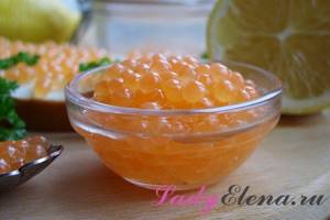 Pink salmon caviar: how to salt photo recipe