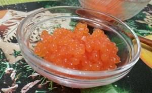 Pink salmon caviar