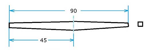 Изготовление прямоугольного прутка кольцовки на леща чертеж
