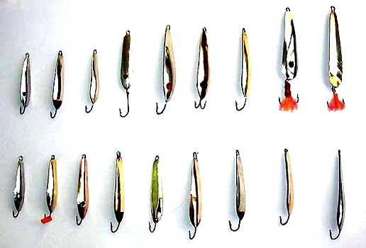 Self-made vertical lures photo