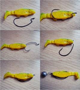 How to put a vibrotail on a hook