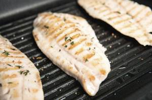 How to cook pike perch on the grill