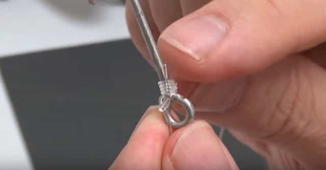 How to untie a knot on a fishing line