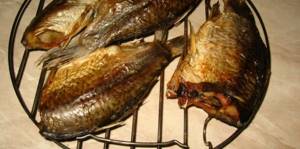 crucian carp cooked in an air fryer