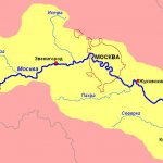 карта Москва-реки