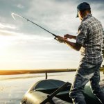 When can you fish from a boat in the spring and how does the ban apply?