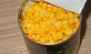 Canned corn for crucian carp