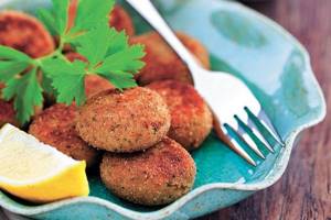 cutlets with parsley
