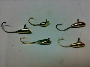Large jigs for grayling and lenok