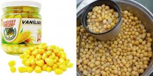 Corn and peas for catching crucian carp
