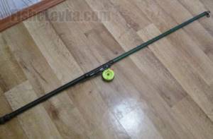 Lightweight three-meter fishing rod.