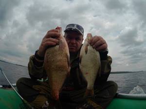 Fishing for bream with a ring on the Volga. Ring fishing from a boat. FINALLY ... 