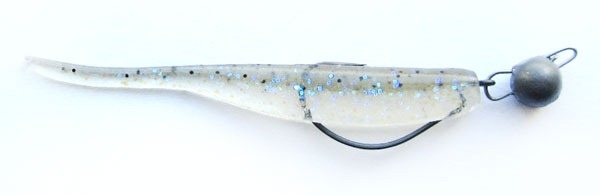 Mounting Keitech Shad Impact on a hinge with offset hook