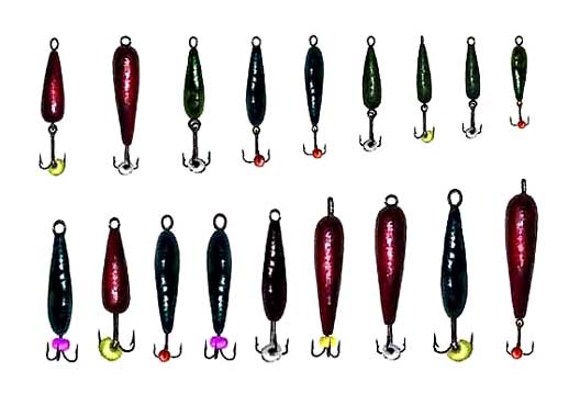 Self-made devil jigs from lead photo