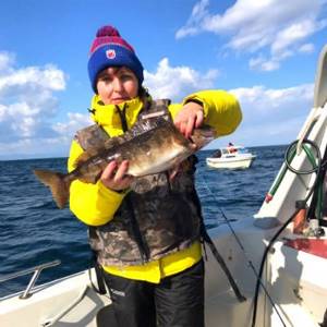 Sea fishing on Sakhalin for greenlings