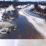 Moscow region. Nerskaya River in spring and summer 