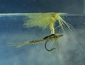 fly fishing fly - underwater wiring