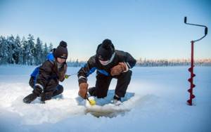 What can you fish with in winter?