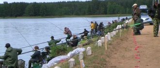 At fishing competitions