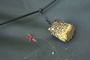 Bait for catching bream on a feeder.