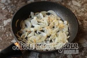 Onions fried until golden brown