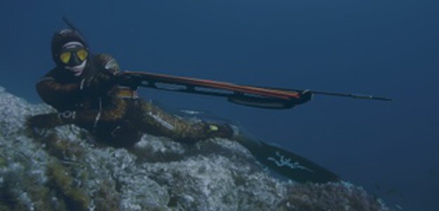 Weapons for underwater hunting.