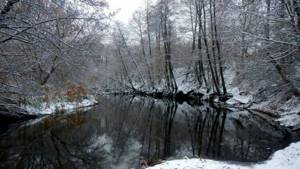 Features of catching pike in winter with a spinning rod on a small river