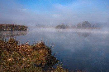 Lake Leushinsky Fog