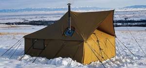 Tents for fishing in winter