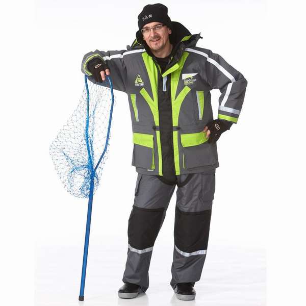Floating suit for winter fishing