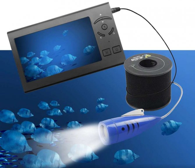 Underwater fishing camera