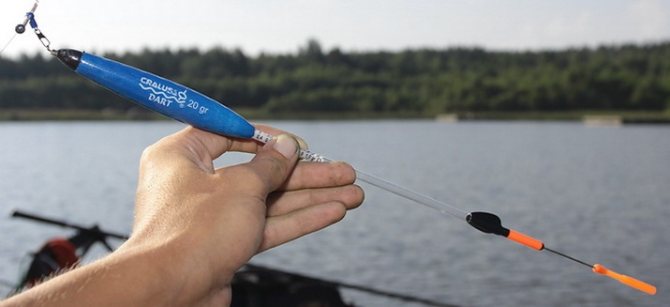 Waggler float for match fishing rod for long casting