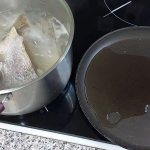 Making fish soup