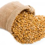 Wheat in a bag