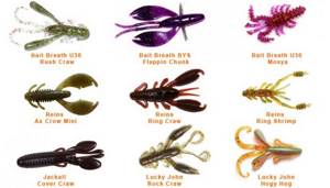 Silicone crustaceans - baits for jig fishing