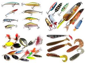 Types of baits for spinning fishing