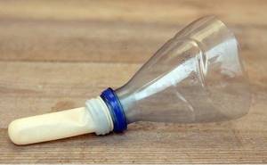 Slingshot from a plastic bottle