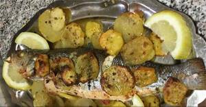 рыба запеченная с картофелем