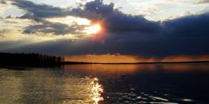 Fishing on the lakes of the Arkhangelsk region