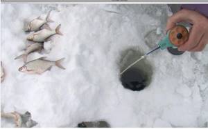 Рыбалка на Яузском водохранилище зимой
